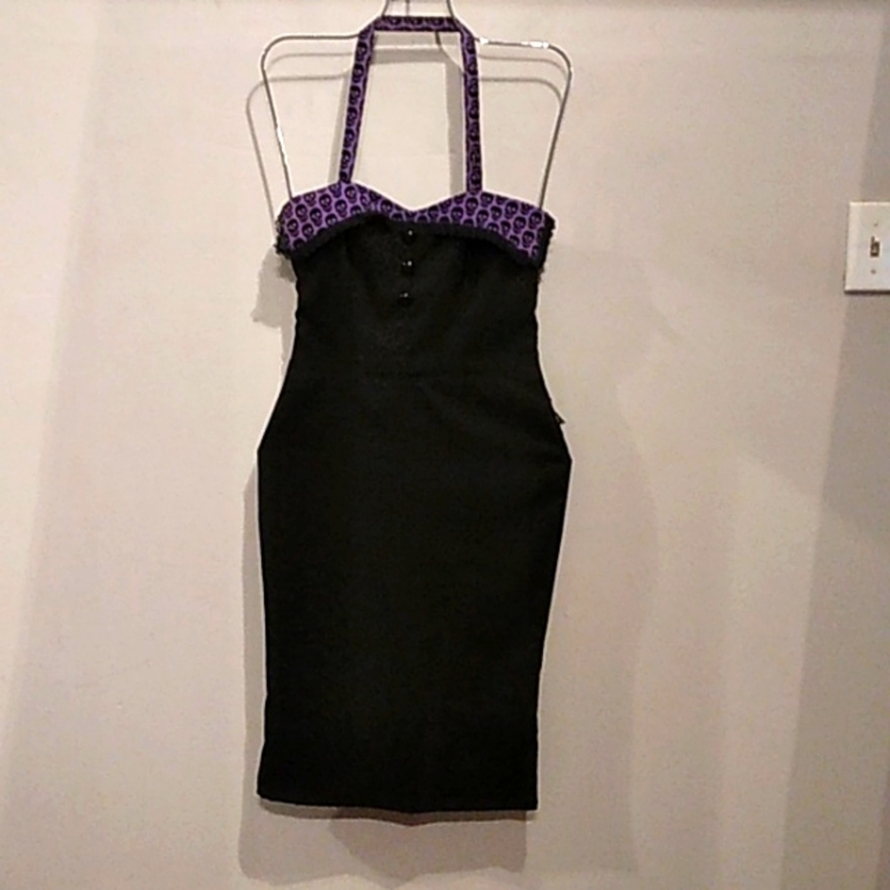 Rock Steady Brand Wiggle Dress w Ruffle